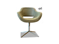 Designer Esszimmerstuhl drehbar Leder