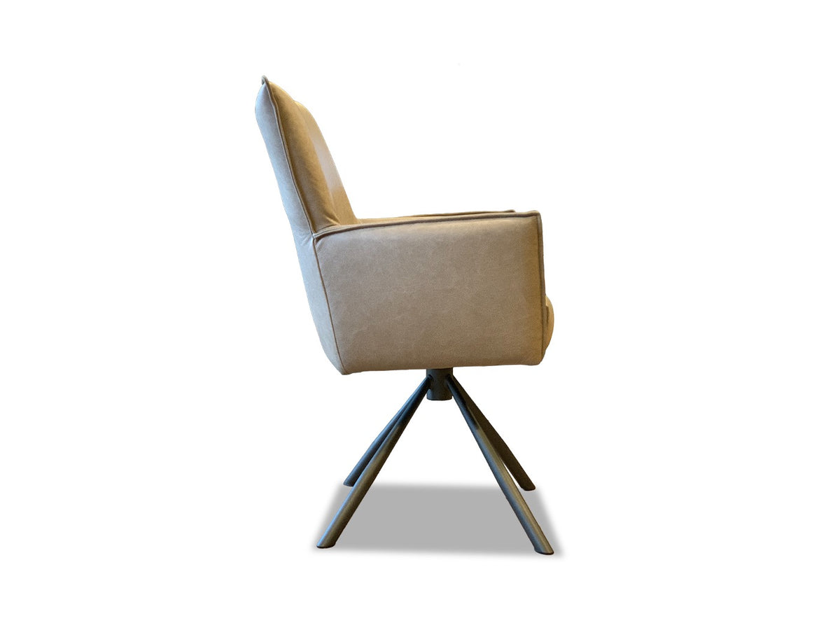 Esszimmer Drehstuhl Leder BLHR081DS