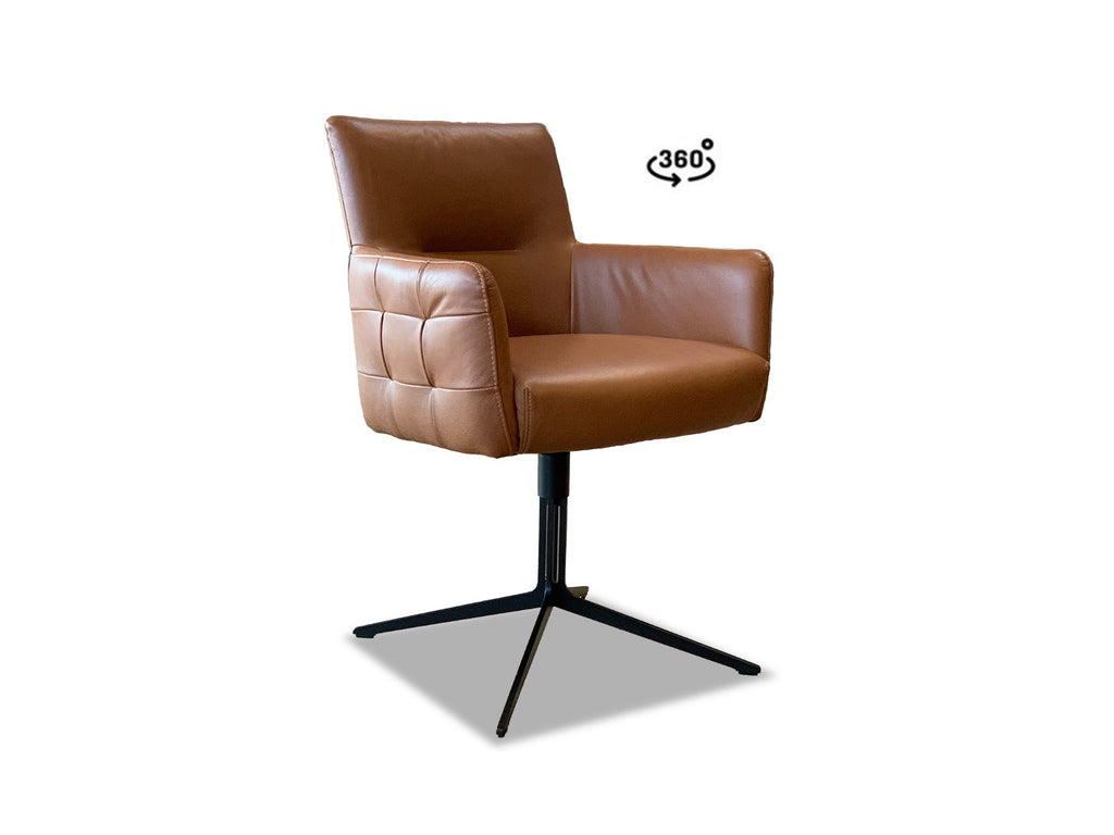 Esszimmer Lederstuhl drehbar