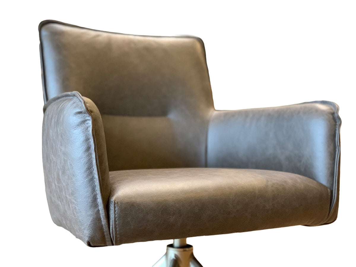 Detail-Ansicht Sitzpolster Stuhl Esszimmer Leder drehbar