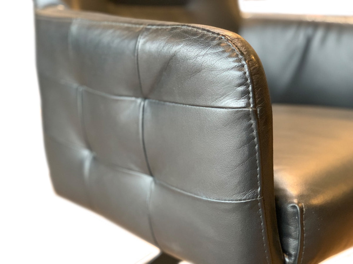 Detail Steppung Stuhl Esszimmer drehbar Leder